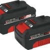 Einhell Σετ 2 Μπαταριών Εργαλείου Λιθίου 18V με Χωρητικότητα 4Ah