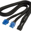 Silverstone 8-Pin PCIe - 12-Pin Cable 0.55m Μαύρο SST-PP12-PCIE