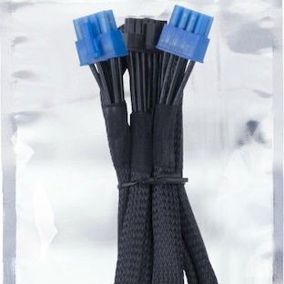 Silverstone 8-Pin PCIe - 12-Pin Cable 0.55m Μαύρο SST-PP12-PCIE
