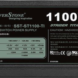 Silverstone Strider Titanium 1100W Μαύρο Τροφοδοτικό Υπολογιστή Full Modular 80 Plus Titanium