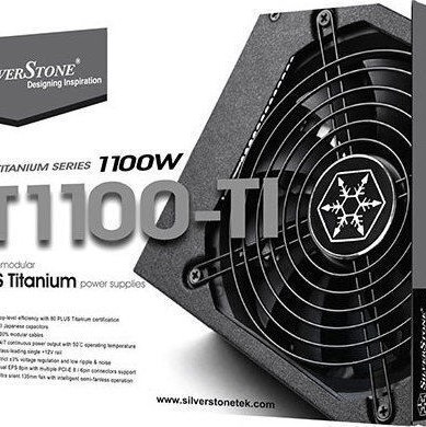Silverstone Strider Titanium 1100W Μαύρο Τροφοδοτικό Υπολογιστή Full Modular 80 Plus Titanium