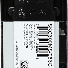 Kingston KC600 SSD 256GB mSATA SATA III SKC600MS/256G