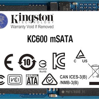 Kingston KC600 SSD 1TB mSATA SATA III SKC600MS/1024G