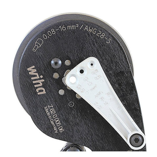 Wiha Περιστροφικός Απογυμνωτής Καλωδίων με Μήκος 210mm