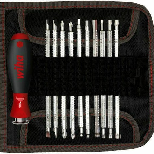 Wiha Κατσαβίδι με 11 Εναλλασσόμενες Μύτες 281