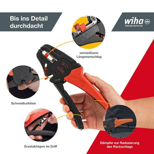 Wiha Αυτόματος Απογυμνωτής Καλωδίων με Μήκος 200mm