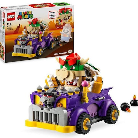 Lego Super Mario Bowser’s Muscle Car Expansion Set για 8+ Ετών
