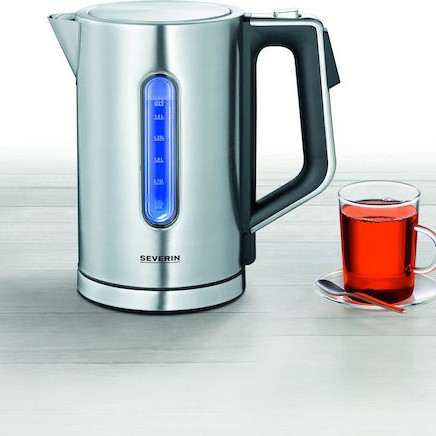 Severin WK 3418 Βραστήρας 1.7lt 3000W Ασημί