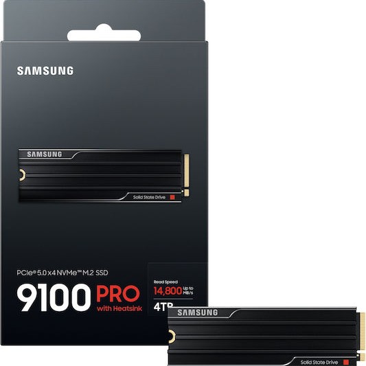 Samsung 9100 Pro SSD 4TB M.2 NVMe PCI Express 5.0