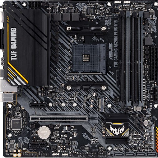 Asus TUF Gaming A520M-Plus WiFi Motherboard Micro ATX με AMD AM4 Socket 90MB17F0-M0EAY0