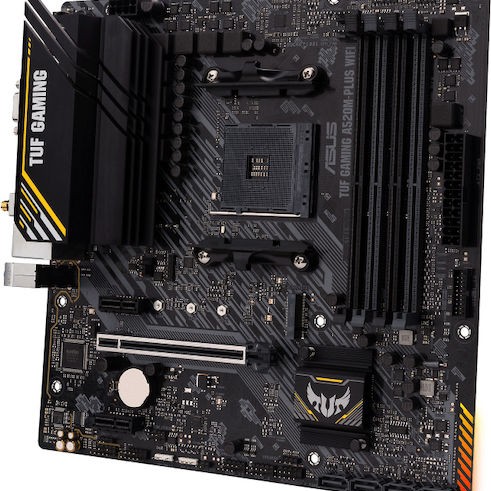 Asus TUF Gaming A520M-Plus WiFi Motherboard Micro ATX με AMD AM4 Socket 90MB17F0-M0EAY0