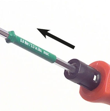 Wiha Torquevario-s Torque Screwdriver Black Red 2 Parts 0.1 0.6 Nm