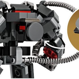Lego Marvel War Machine Mech Armor για 6+ Ετών
