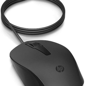HP 150 Ενσύρματο Ποντίκι Μαύρο
