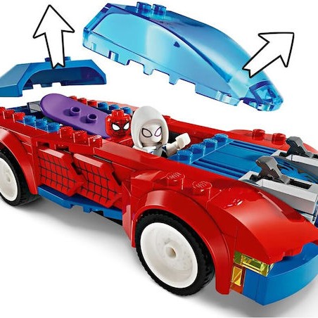 Lego Spider-Man Spider-man Race Car & Venom Green Goblin για 7+ Ετών
