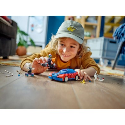 Lego Spider-Man Spider-man Race Car & Venom Green Goblin για 7+ Ετών