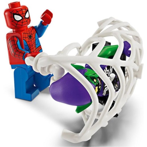 Lego Spider-Man Spider-man Race Car & Venom Green Goblin για 7+ Ετών