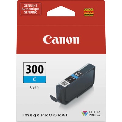 Canon PFI-300 Γνήσιο Μελάνι Εκτυπωτή InkJet Κυανό (4194C001)