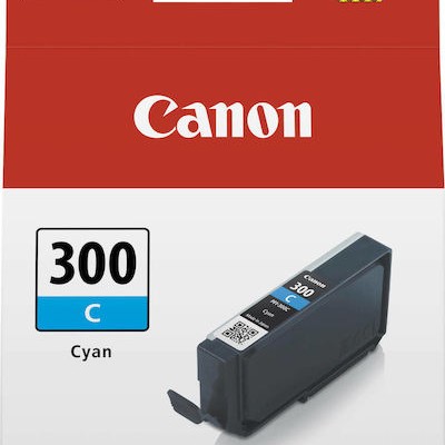 Canon PFI-300 Γνήσιο Μελάνι Εκτυπωτή InkJet Κυανό (4194C001)