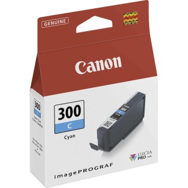 Canon PFI-300 Γνήσιο Μελάνι Εκτυπωτή InkJet Κυανό (4194C001)