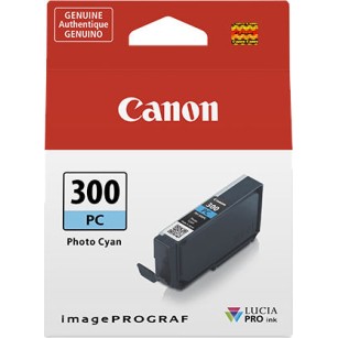 Canon PFI-300 Γνήσιο Μελάνι Εκτυπωτή InkJet Photo Κυανό (4197C001)