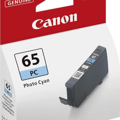 Canon CLI-65 Γνήσιο Μελάνι Εκτυπωτή InkJet Photo Κυανό (4220C001)