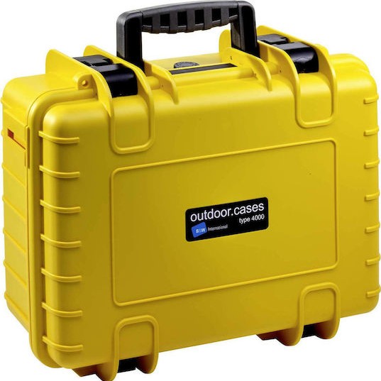 B&W International Copter Case Type 4000 Βαλίτσα Μεταφοράς Κίτρινη Πλαστική για Drone 18x32.5x42εκ.