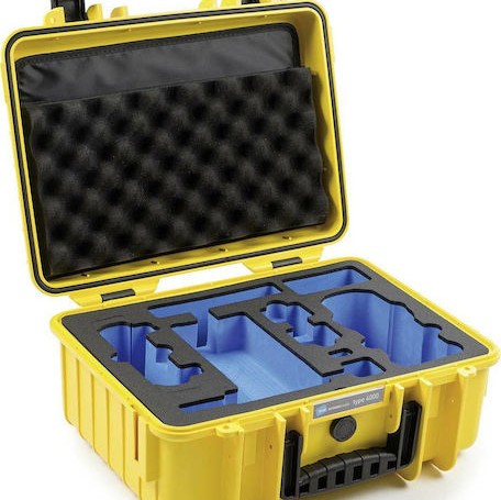 B&W International Copter Case Type 4000 Βαλίτσα Μεταφοράς Κίτρινη Πλαστική για Drone 18x32.5x42εκ.