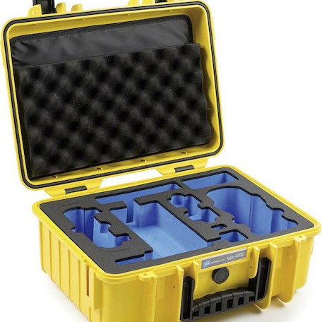 B&W International Copter Case Type 4000 Βαλίτσα Μεταφοράς Κίτρινη Πλαστική για Drone 18x32.5x42εκ.