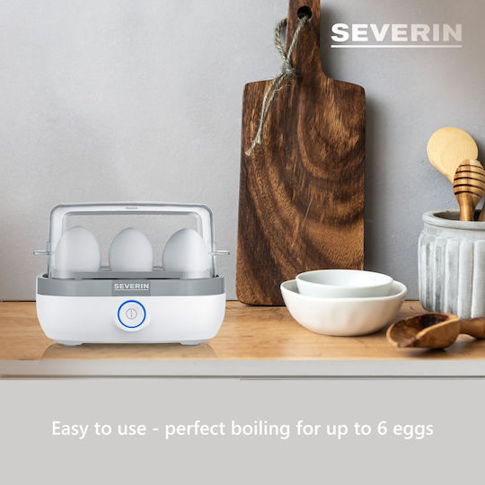 Severin EK 3164 Βραστήρας Αυγών 6 Θέσεων 420W Λευκός