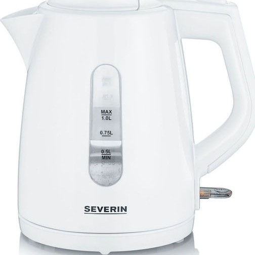 Severin WK 3411 Βραστήρας 1lt 2200W Λευκός