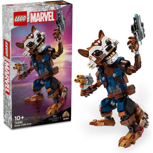 Lego Marvel Rocket & Baby Groot για 10+ Ετών 566τμχ