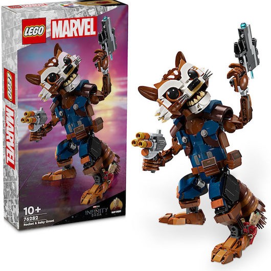 Lego Marvel Rocket & Baby Groot για 10+ Ετών 566τμχ