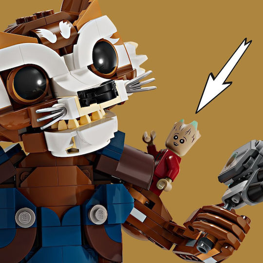 Lego Marvel Rocket & Baby Groot για 10+ Ετών 566τμχ