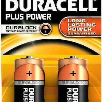 Duracell Plus Power Αλκαλικές Μπαταρίες C 1.5V 2τμχ