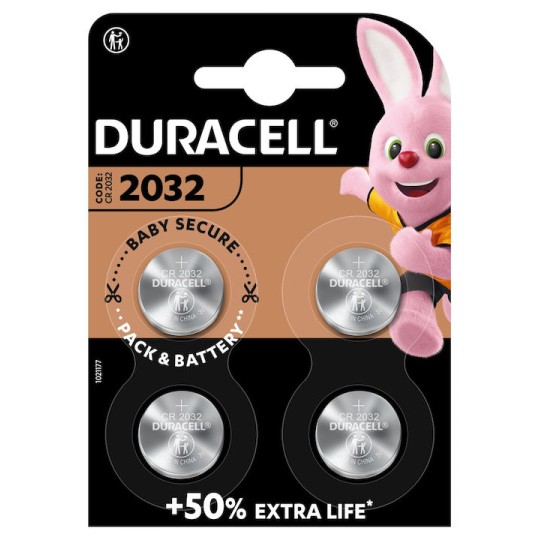 Duracell Μπαταρία Λιθίου Ρολογιών CR2032