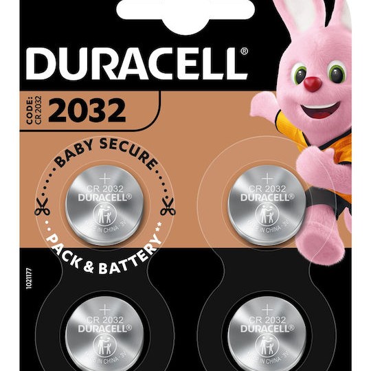 Duracell Μπαταρία Λιθίου Ρολογιών CR2032