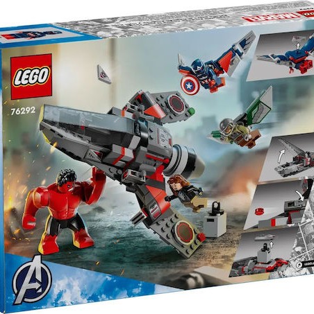 Lego Marvel Captain America Vs Red Hulk Battle για 8+ Ετών 223τμχ