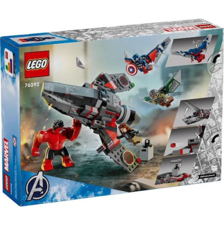 Lego Marvel Captain America Vs Red Hulk Battle για 8+ Ετών 223τμχ