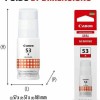 Canon GI-53 Γνήσιο Μελάνι Εκτυπωτή InkJet Κόκκινο (4717C001)
