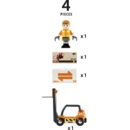 Brio Toys Κλαρκ με Οδηγό Αυτοκινητάκι για 3+ Ετών