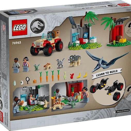 Lego Jurassic World Baby Dinosaur Rescue Center για 4+ Ετών
