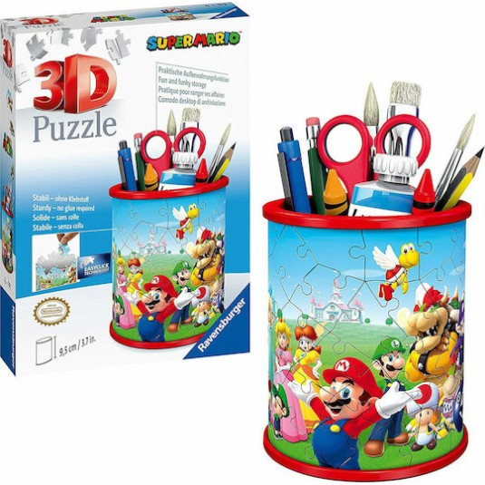 Puzzle Μολυβοθήκη Nintendo Super Mario 3D 54 Κομμάτια