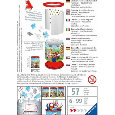 Puzzle Μολυβοθήκη Nintendo Super Mario 3D 54 Κομμάτια