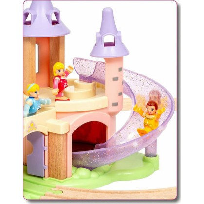 Brio Toys Disney Princess Castle Σετ με Τρενάκι από Ξύλο για 3+ Ετών