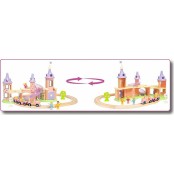 Brio Toys Disney Princess Castle Σετ με Τρενάκι από Ξύλο για 3+ Ετών