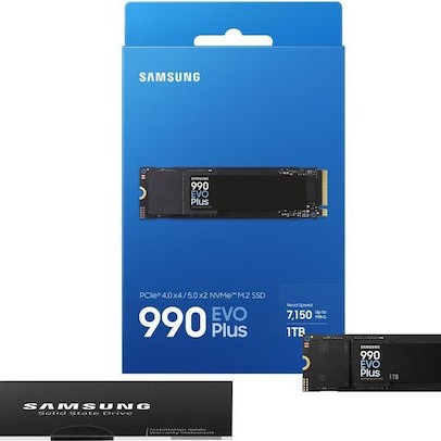 Samsung 990 EVO Plus SSD 1TB M.2 NVMe PCI Express 5.0