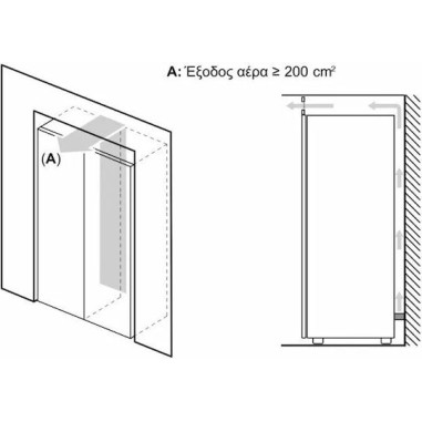 Bosch Όρθιος Καταψύκτης 242lt