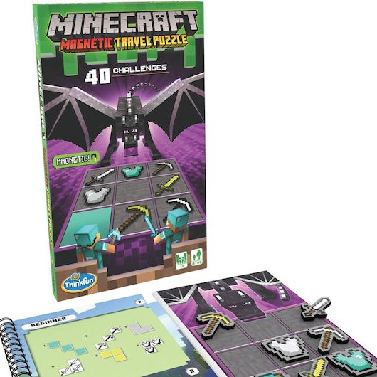 Επιτραπέζιο Παιχνίδι Minecraft – Das Magnetische Reisespiel για 1+ Παίκτες 8+ Ετών (GER) Think Fun