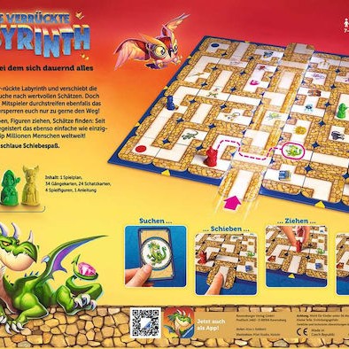 Επιτραπέζιο Παιχνίδι Λαβύρινθος Κυνήγι Θησαυρού για 2-4 Παίκτες 8+ Ετών (GER) Ravensburger